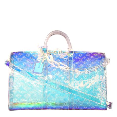 louis vuitton holographic keepall|Louis Vuitton Keepall Bandouliere Monogram 50 Prism .